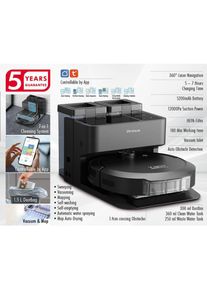 TRISA Roboterstaubsauger T-Bot Max 12000, Staubsauger Roboter