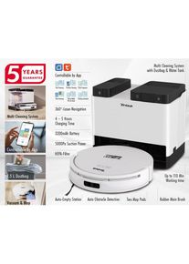 TRISA Roboterstaubsauger T-Bot Plus 5000, Staubsauger Roboter