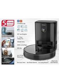 TRISA Roboterstaubsauger T-Bot Pro 4000, Staubsauger Roboter