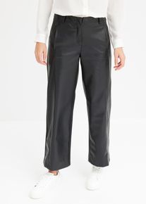 Lederimitat Culotte, schwarz, Gr&ouml;&szlig;e 48, bonprix