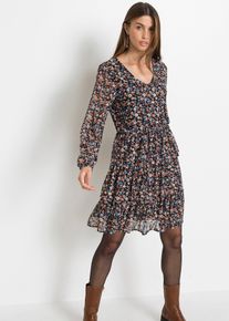 Minikleid aus Mesh, schwarz, Größe 44/46 (L), bonprix