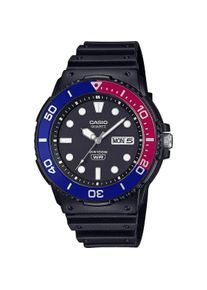 Casio, Armbanduhr, Herrenuhr DIVER 100M - BLACK (Ø 45 mm), Schwarz, (Taucheruhr, 45 mm)