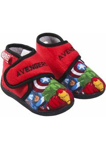 MARVEL, Jungen, Hausschuhe, The Avengers Hausschuhe Für Kinder Rot, Rot, (25)