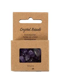 Creativ Company Perlen-Set Kristallperlen Flieder, 7-12 mm