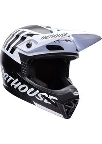 Bell MX-10 Mips Fasthouse, motocross helmet , color: Black/White , size: L