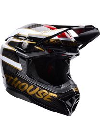 Bell Moto-10 Spherical Fasthouse DITD 25, motocross helmet , color: Black/White/Gold , size: S