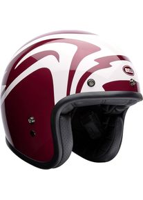 Bell Custom 500 Slap, integraalhelm , kleur: Rood/Wit , maat: M