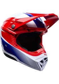 Bell Moto-10 Mips Falcon, motorcrosshelm , kleur: Rood/Blauw/Wit , maat: M