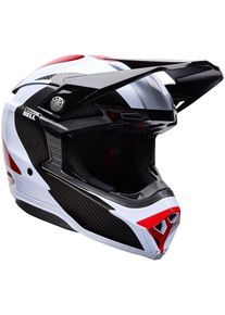 Bell Moto-10 Spherical Fluid, motocross helmet , color: Black/White/Red , size: L