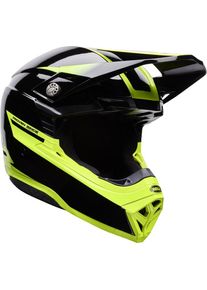Bell Moto-10 Mips Fade, motocross helmet , color: Black/Neon-Yellow , size: S
