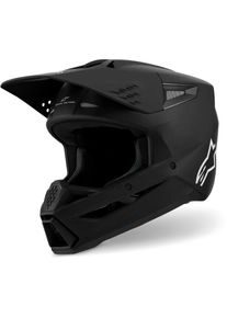 Alpinestars S-M3 Solid, motocross helmet , color: Matt-Black , size: XXL