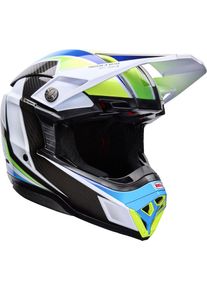 Bell Moto-10 Spherical Grid, motocross helmet , color: Blue/White/White , size: L