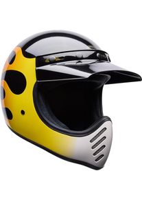 Bell Moto-3 Flint, motocross helmet , color: Black/Yellow/White , size: S