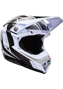 Bell Moto-10 Spherical Grid, motocross helmet , color: Black/Grey/White/Grey , size: L