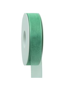 Goldina, Geschenkverpackung, Geschenkband Beauty-Organdy, 25 Millimeter x 50 Meter, Beryl Green (Geschenkband)