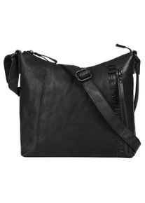 SPIKES & SPARROW Spikes & Sparrow Schoudertas echt leder dames tassen maat Onesize zwart