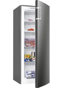 Hanseatic Vrieskast HGS14355CNFI NoFrost, snelvriesfunctie, deuralarm diepvrieskasten zilver(kleur)