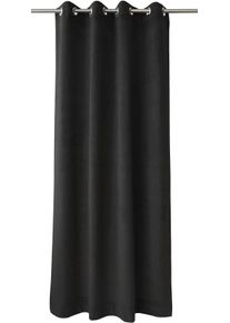 Apelt Gordijn TASSILO HxB: 245x135, Tassilo, sjaal met oogjes en metalen oogjes (1 stuk) kant & klaar gordijnen maat 1 zwart
