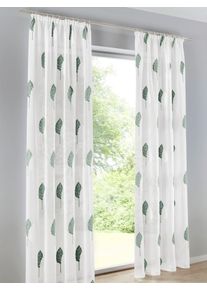 Heine home Gordijn (1 stuk) kant & klaar gordijnen maat 1 blauw