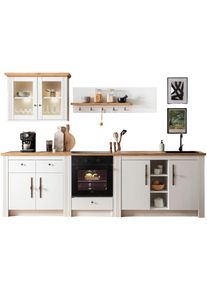 Kochstation Keukenblok KS-Westminster, pantrykeuken in landelijke stijl, hoogwaardige metalen grepen (set) keukenkast series wit