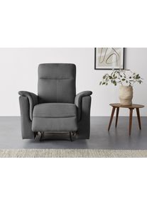 Home Affaire Relaxfauteuil Southbrook, TV-stoel met slaapfunctie, woonkamer, functie-stoel tv-fauteuils maat Geweven stof grijs
