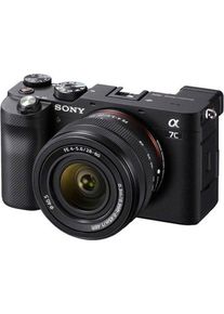 Sony Full-frame digitale camera ILCE-7CLB - Alpha 7C E-Mount met SEL2860 FE 28–60 mm F4–5,6, 24,2 MP, 4K video, realtime-AF compact camera's zwart