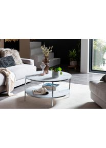 Salesfever Salontafel Caorle salontafel in minimalistische stijl Elegantie ontmoet stijl: tafelbladen in marmerlook salontafels wit