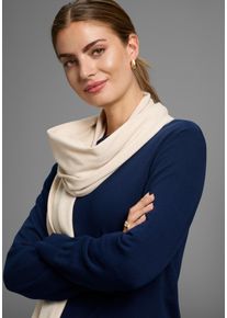 Laura Scott Gebreide sjaal dames sjaals beige