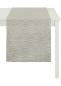 Apelt Tafelloper 1104 Loft Style, jacquard (1 stuk) tafelkleden beige