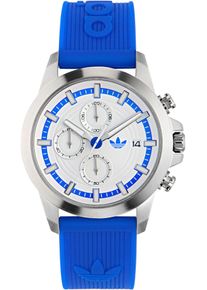 adidas originals Chronograaf EXPRESSION TWO CHRONO Quartzhorloge, horloge, herrenuur, damenuur, unisex, siliconen band heren accessoires blauw
