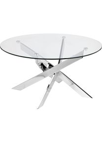 LEONIQUE Salontafel Luzie, TOPSELLER!, OTTOs keuze verschillend onderstel (in chroom en zwart), breedte 80 cm salontafels zilver(kleur)