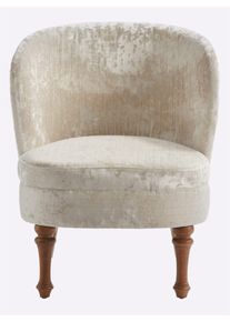 Heine home Fauteuil (1 stuk) fauteuils maat Polyester beige