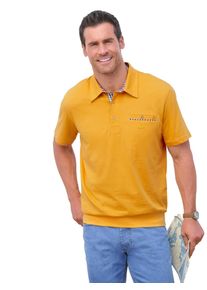 Marco Donati Poloshirt Shirt met korte mouwen (1-delig) heren poloshirts maat 44/46 geel