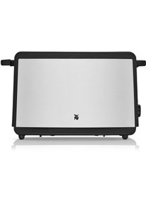 WMF Toaster Bueno Edition, 2-sneetjes-toaster met ge&iuml;ntegreerd broodjesrooster 7 bruiningsniveaus, broodcentrering, kruimellade, cromargan behuizing