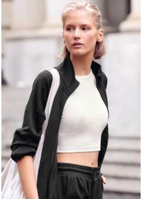 Copenhagen Studios Sweatvest van hoogwaardig materiaal dames loungewear maat 32/34 zwart