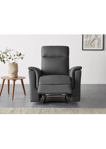 Home Affaire Relaxfauteuil Southbrook, TV-stoel met slaapfunctie, woonkamer, functie-stoel tv-fauteuils maat Imitatieleer grijs