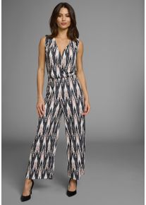 Laura Scott Jumpsuit Bovenstuk in wikkeloptiek met elastische band dames jumpsuits maat 44 zwart