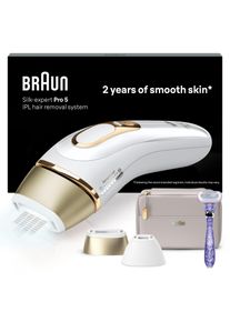 Braun IPL-ontharingsapparaat Silk-Expert Pro 5 PL5157 IPL laser haarverwijderaars wit