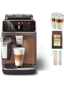 Philips Volautomatisch koffiezetapparaat EP5544/80 5500 Series, 20 koffiespecialiteiten (warm of ijskoud) volautomatische koffiemachines grijs