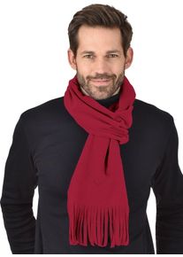 TRIGEMA Fleece-sjaal TRIGEMA Sjaal (1 stuk) heren sjaals rood