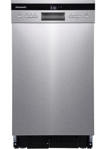 Hanseatic Onderbouwvaatwasser HGU4582D10J7736EI, 81,5 cm x 44,8 cm inbouw vaatwassers zilver(kleur)