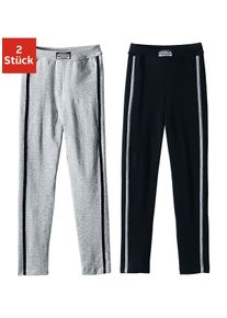 AUTHENTIC UNDERWEAR Legging ideaal voor frisse dagen, met sportieve strepen opzij (Set van 2) heren lange onderbroeken maat 104 multicolor