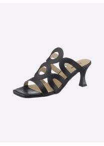 Heine Slippers dames sandalen maat 35 zwart