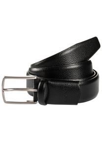 MONTI Synthetische riem Moskau 3,5 cm breed, met rekband, casual-business-sportief, tot maat 125 heren riemen maat 85 zwart