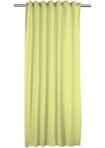 Apelt Gordijn 4362 RIPS UNI Waterafstotend en vuilwerend (1 stuk) kant & klaar gordijnen maat 45-46 groen