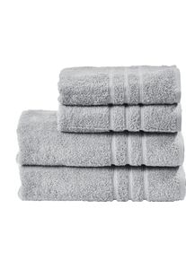 done. Handdoekenset Daily uni (set, 4 stuks) handdoeken zilver(kleur)