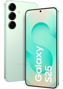 Samsung Smartphone Galaxy S25 telefonie groen