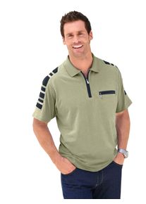 Catamaran Poloshirt met korte mouwen (1-delig) heren poloshirts maat 44/46 groen