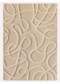 Heine home Vloerkleed moderne vloerkleden maat 1 beige