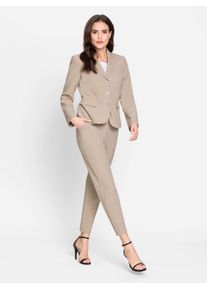 Heine Broekpak dames kostuums met pantalons maat 34 bruin